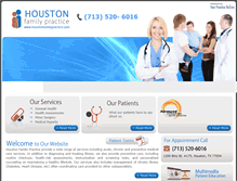 Tablet Screenshot of houstonfamilypractice.com